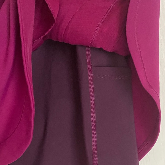 Athleta Fairway Golf Skirt Skort 18" High Waist Built In Shorts Large - Picture 5 of 10